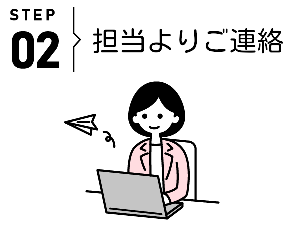 担当よりご連絡